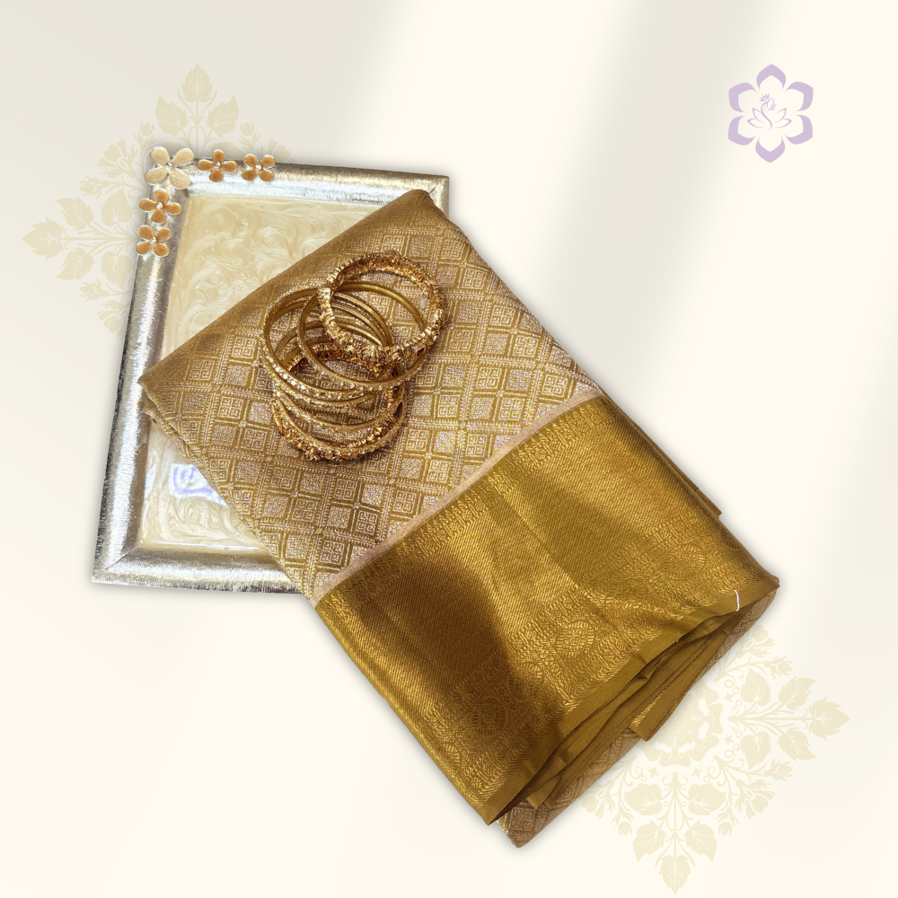 Golden Radiance Silk Saree