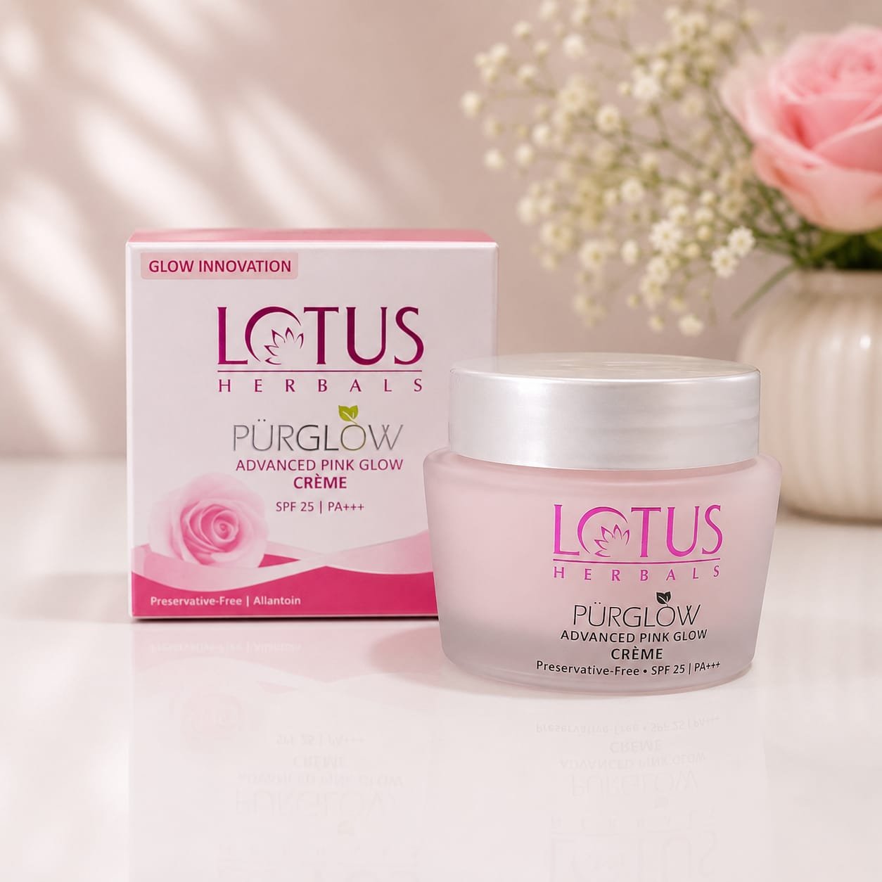 Lotus Herbals PurGlow Advanced Pink Glow Crème,