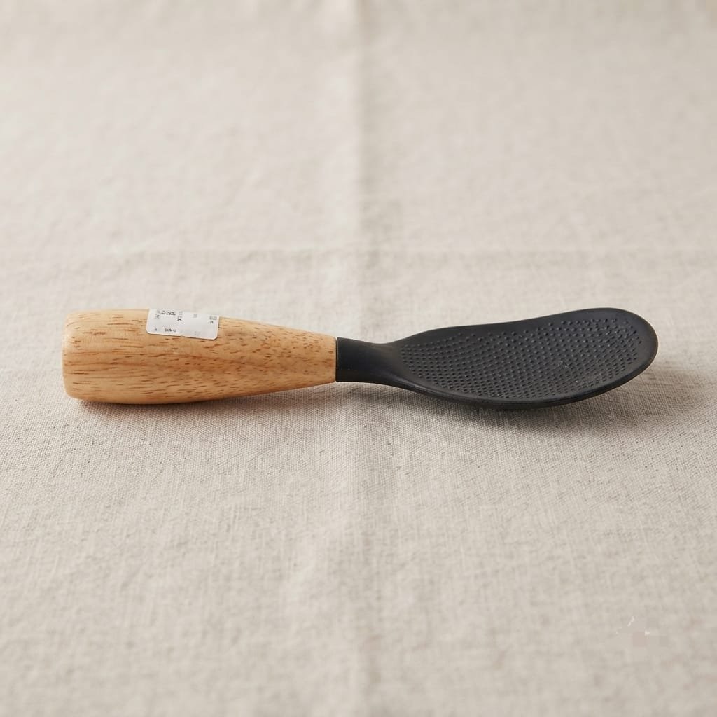 Wooden Handle Silicone Standing Rice Spoon
