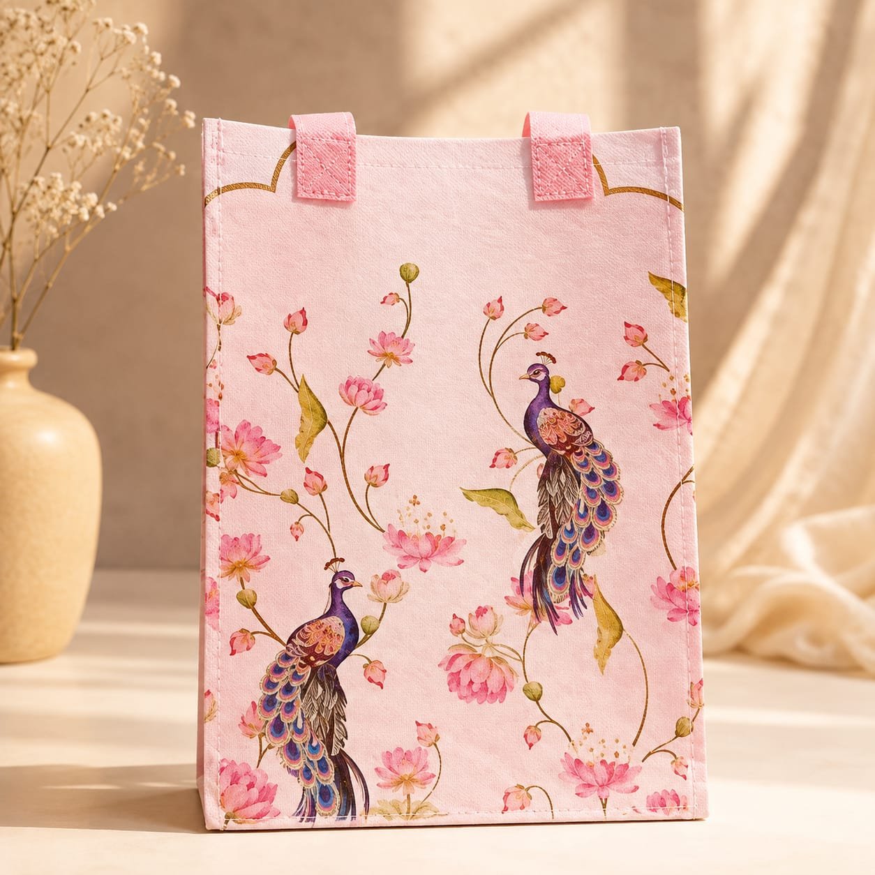 Traditional Indian-inspired festive return gift bag