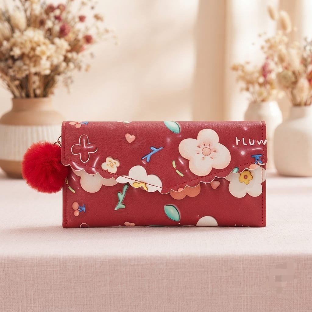 women's long envelope-style clutch wallet