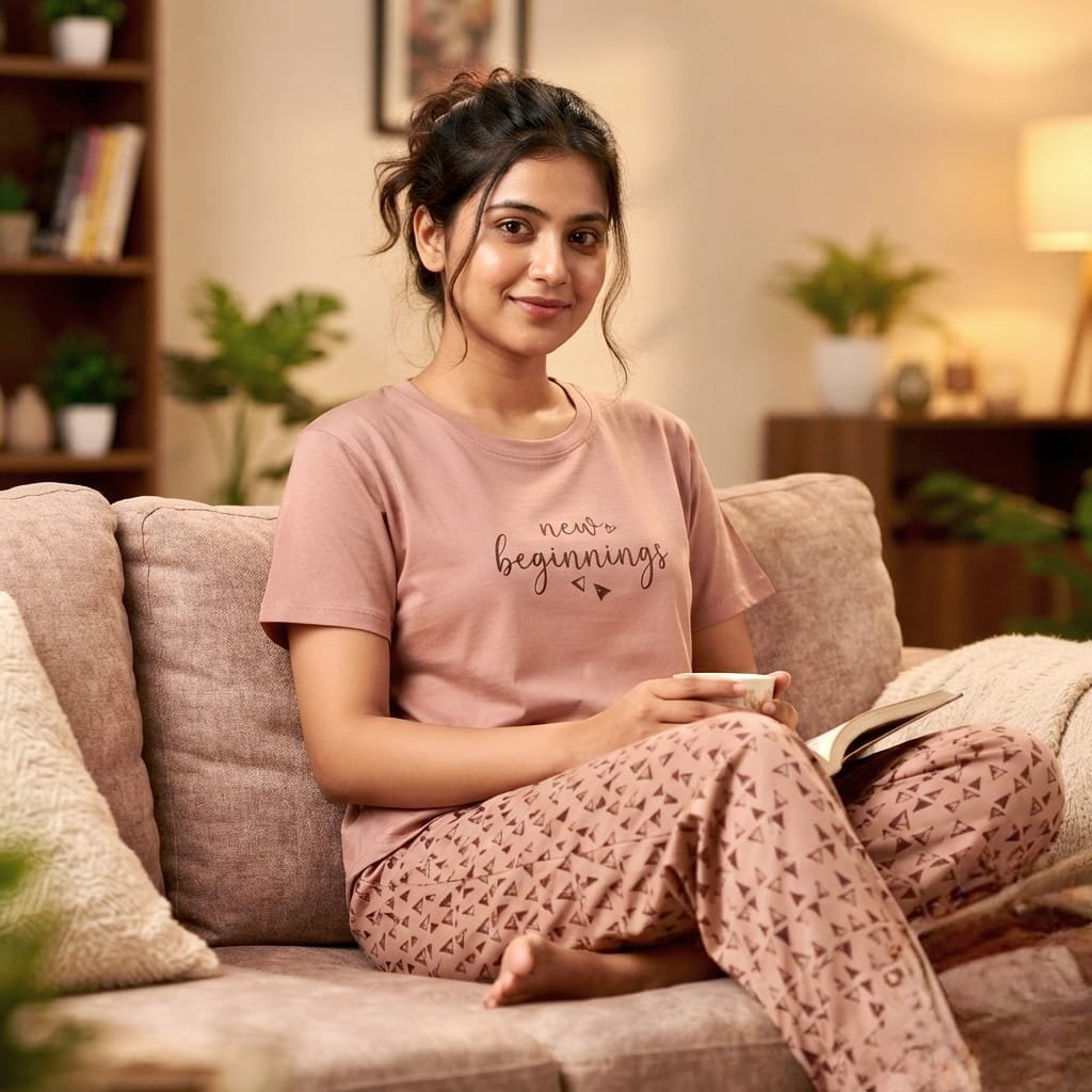 women's coordinated lounge pajama set
