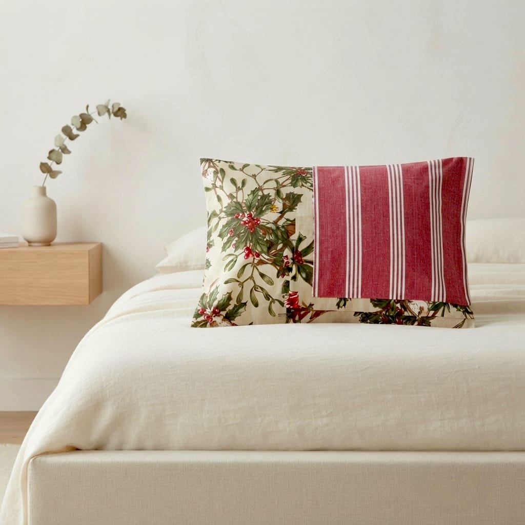 Floral Printed Pillow Cover