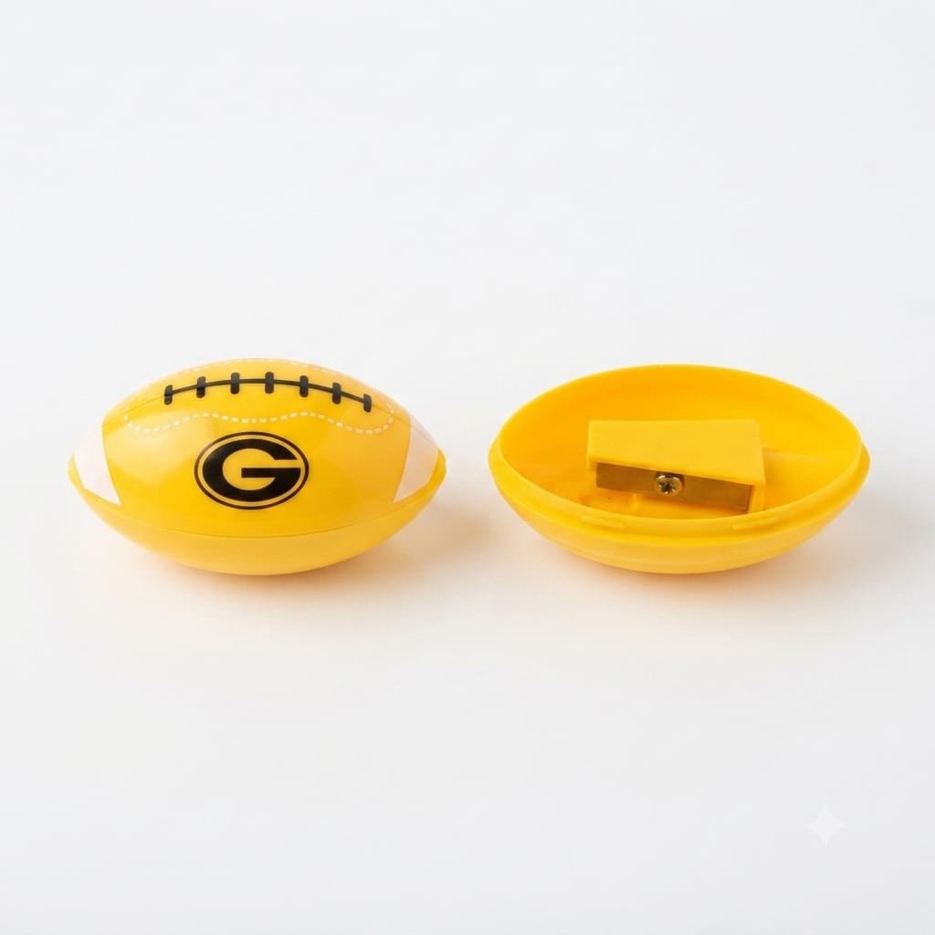 Cutest Imported Stuff Rugby Ball Shape Pencil Sharpener for Kids & use to B'day Return Gifts.