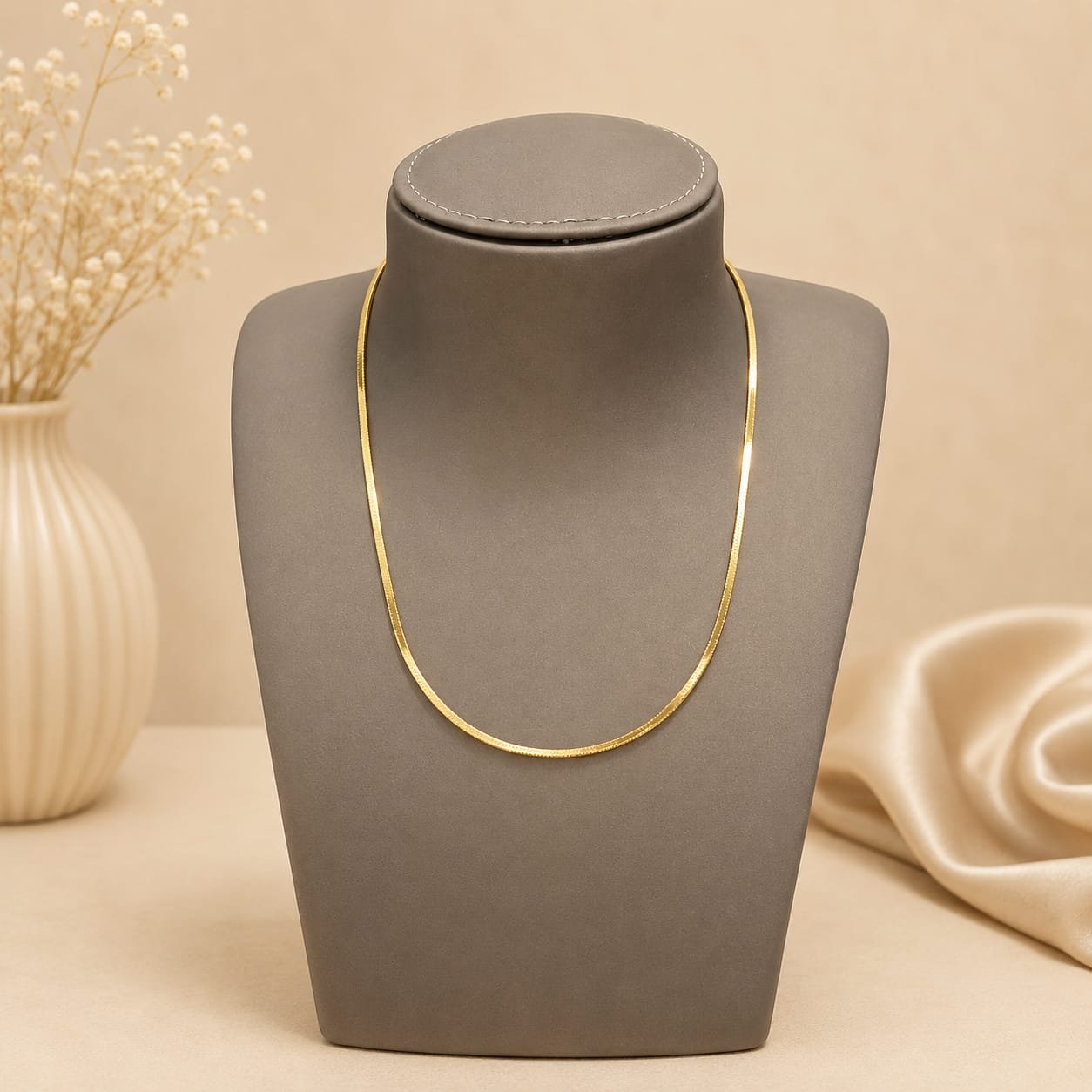 Flat snake chain