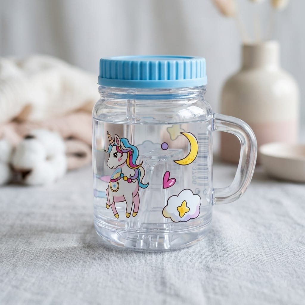 Unicorn Milk Tea Cup / Mini Jar Pencil Sharpener