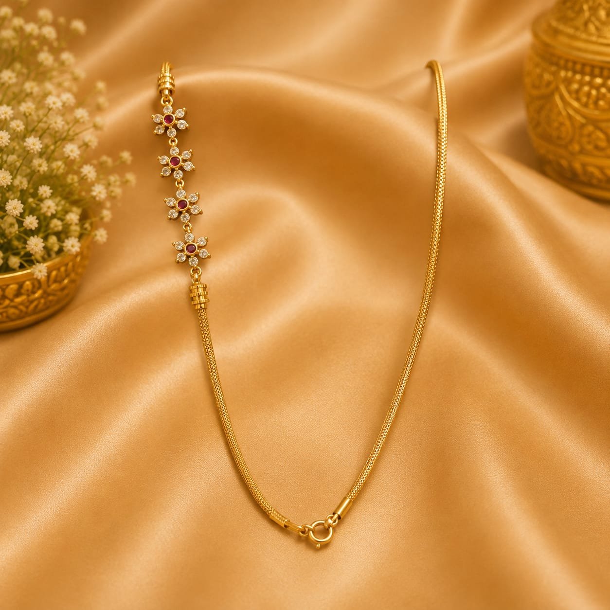 Traditional South Indian Mugappu Thali chain