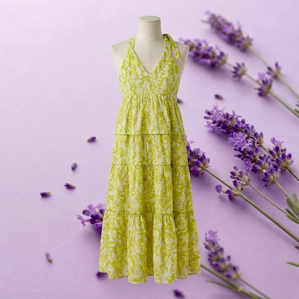 InWeave Women Floral Print Maxi Midi Dress