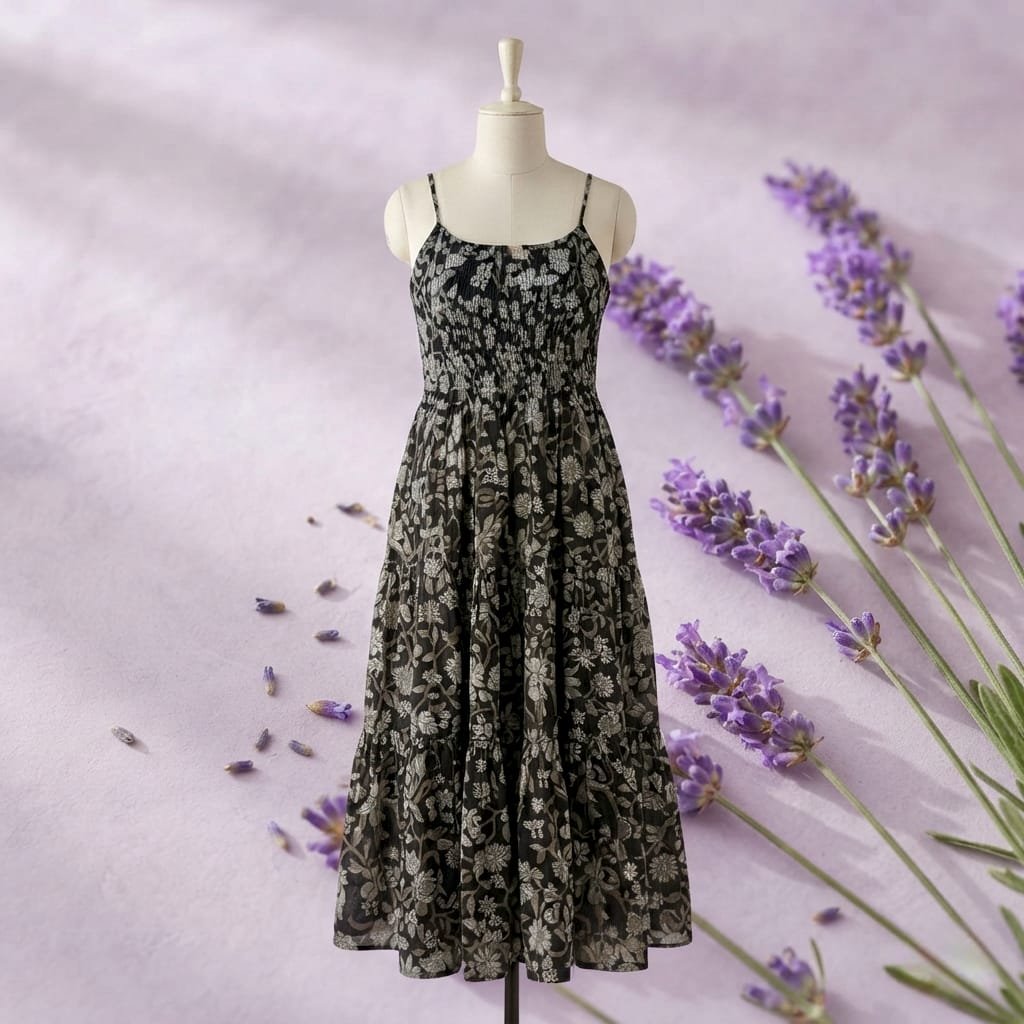 InWeave Women Floral Print Maxi Midi Dress