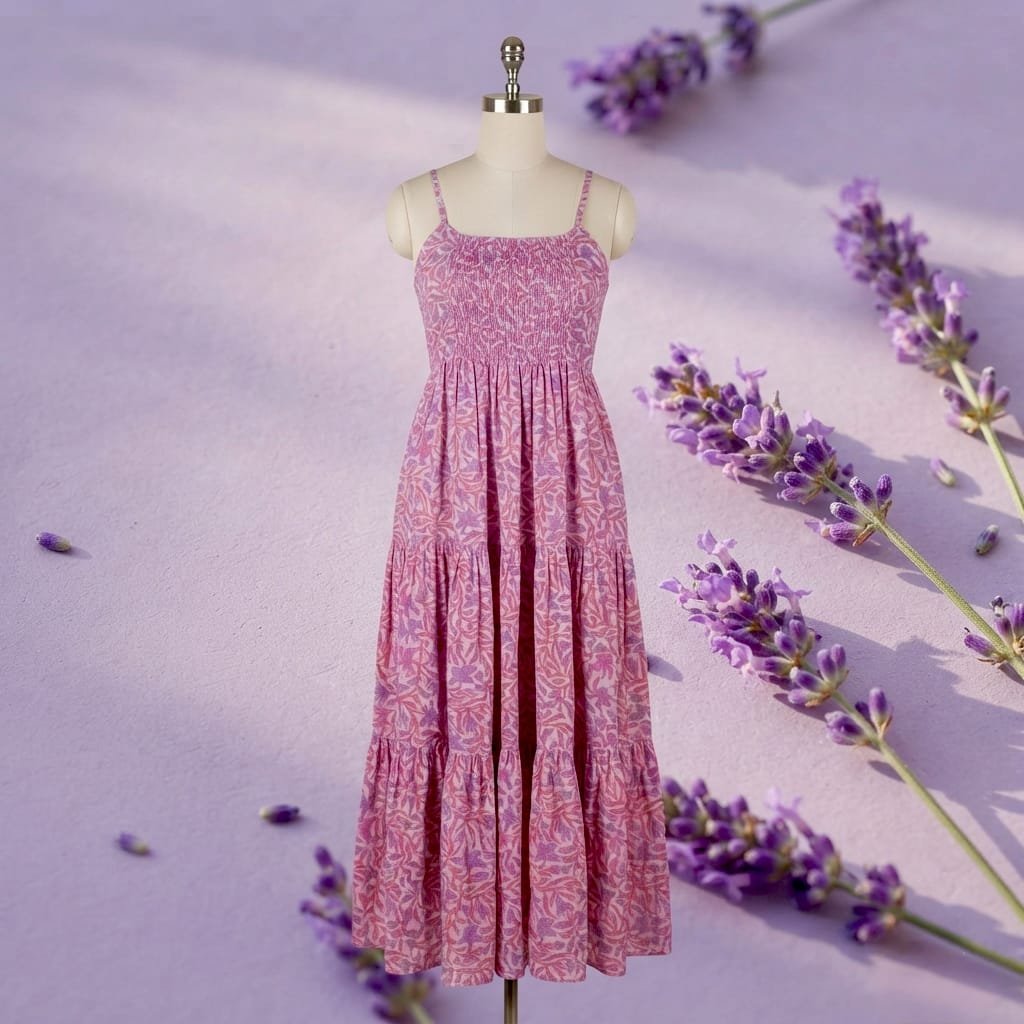 Floral Print Maxi Midi Dress