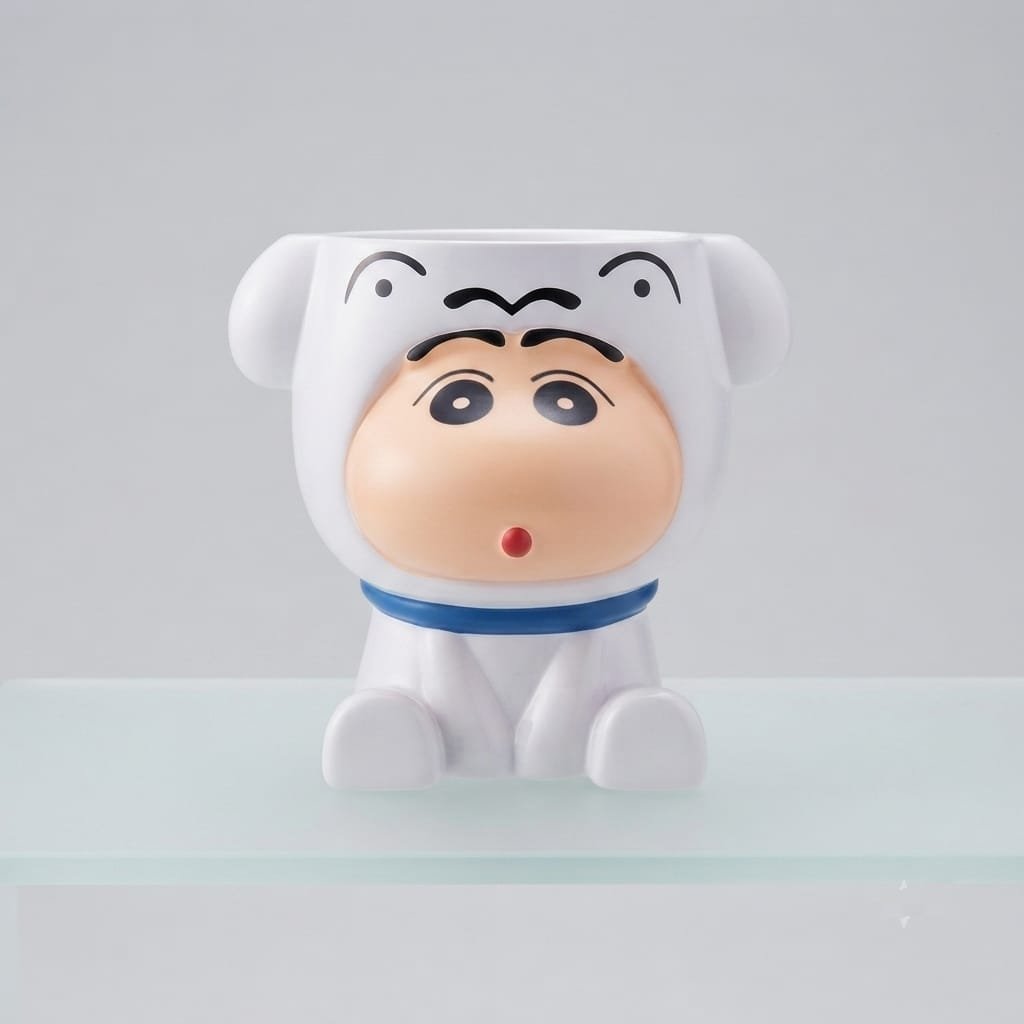 Anime-themed desk organizer and pen holder